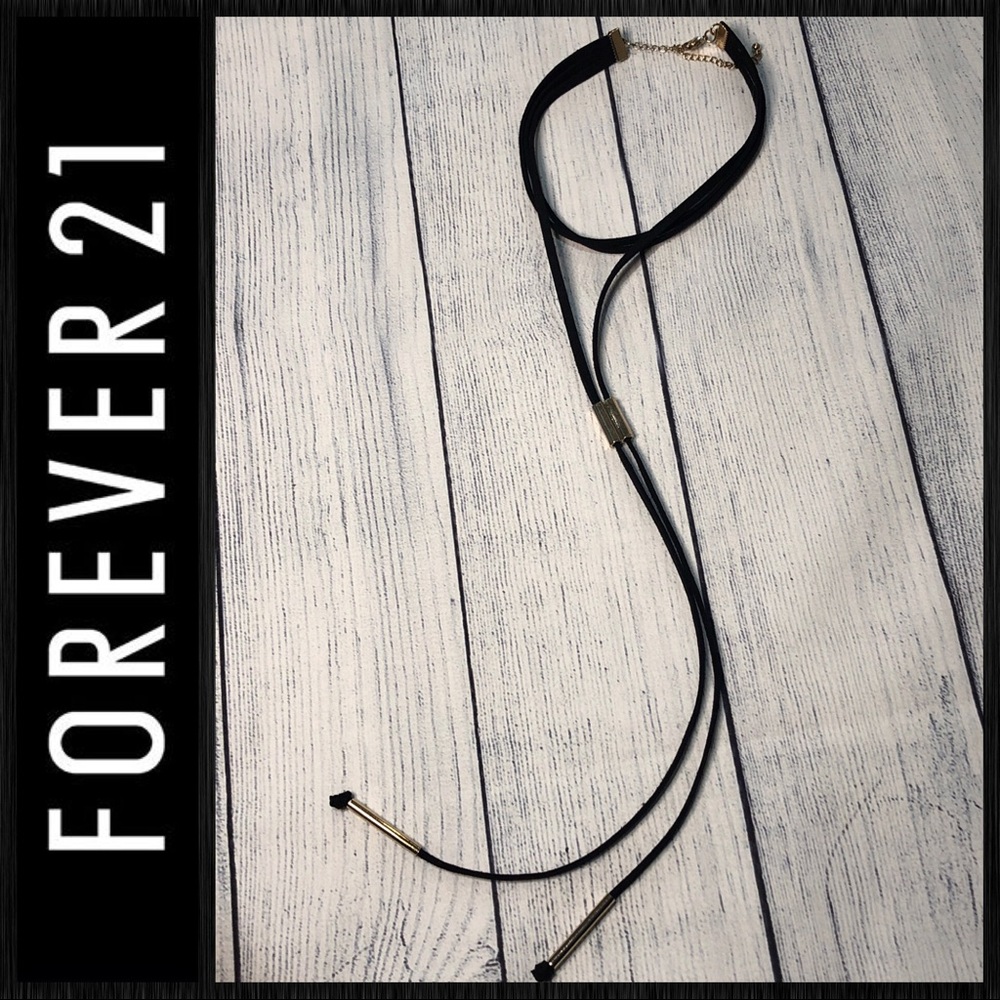 F21 longline choker necklace NWOT